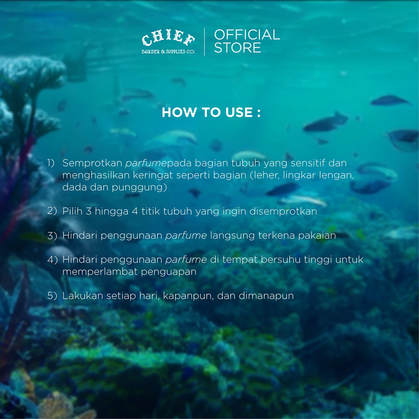 CHIEF x ALPHABAD Dive Perfume 50 ml