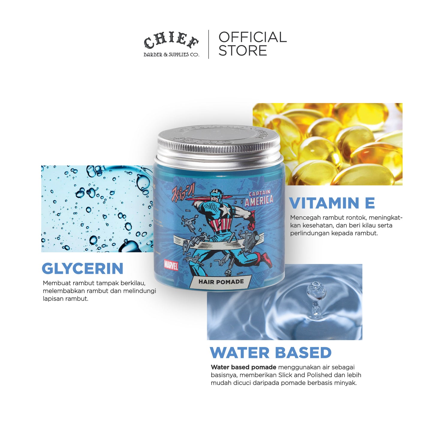 [MARVEL Limited Edition] CHIEF Blue 4,2oz | 120gr