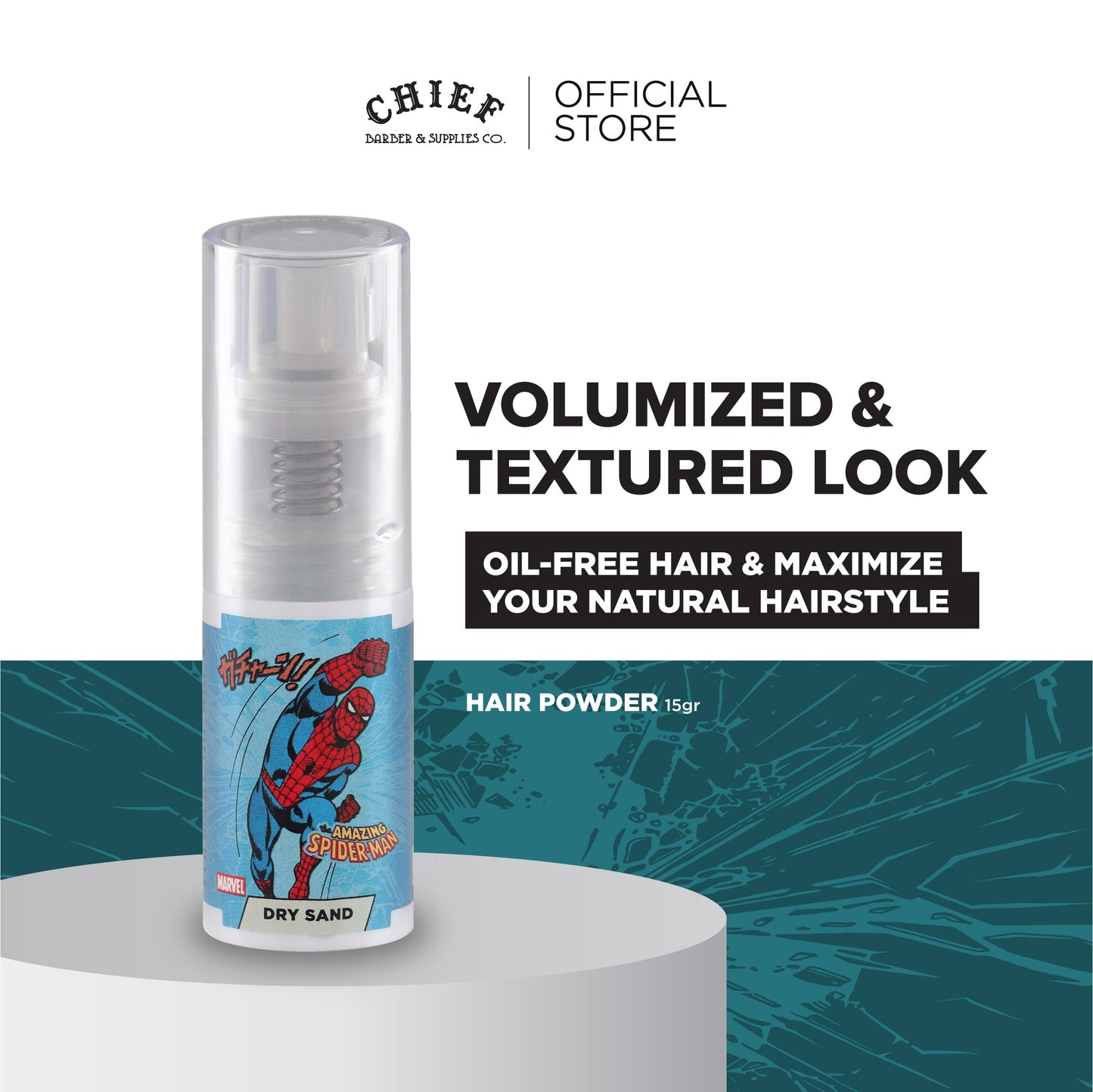 [MARVEL Limited Edition] CHIEF Hair Powder 15gr